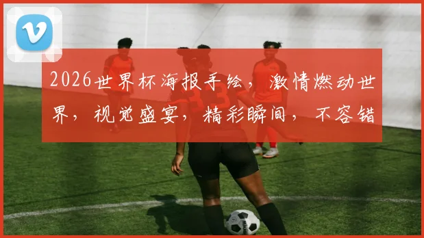 2026世界杯海报手绘，激情燃动世界，视觉盛宴，精彩瞬间，不容错过